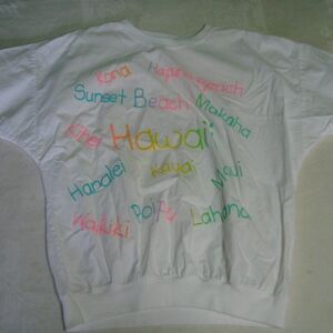 Vintage Rai Nani Ringer Hawaii Neon Ringer Tee